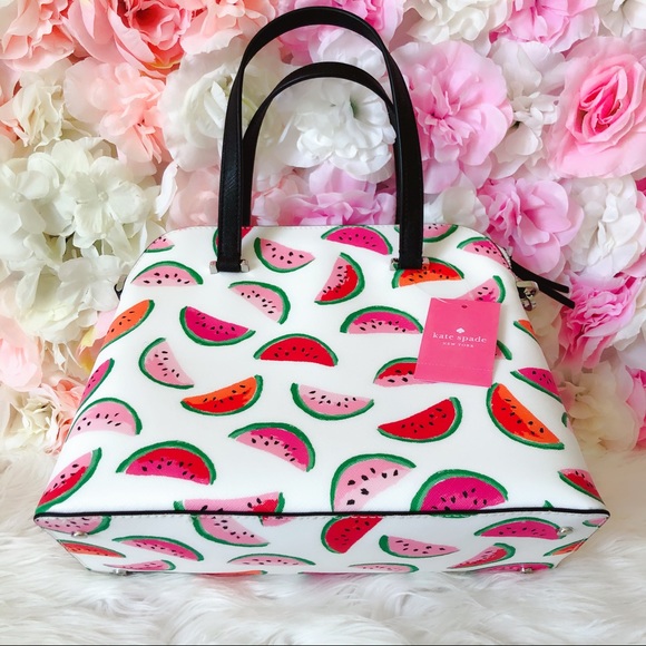 Kate Spade Make A Splash Watermelon Bag Wristlet - Picture 3 of 7